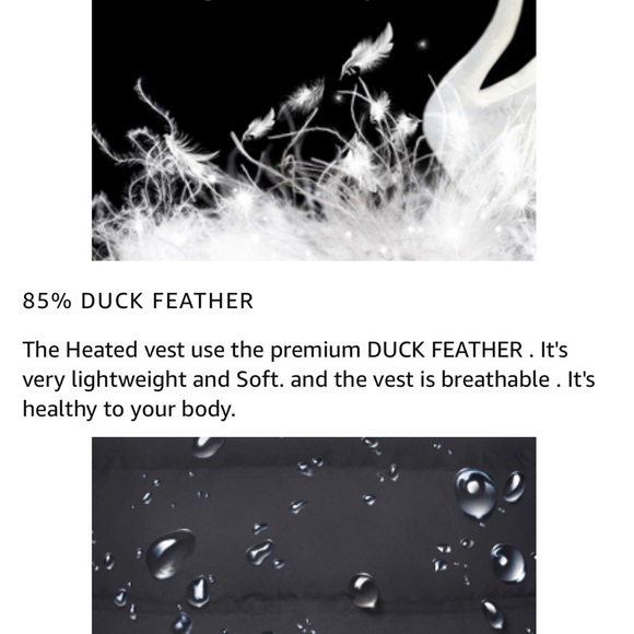 Heated Vest for Women Men,USB, Black, power bank￼not included - Picture 8 of 9